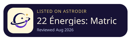 22 Énergies: Matrice Destin is listed on AstroDir