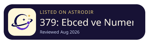 379: Ebced ve Numeroloji is listed on AstroDir