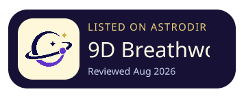 9D Breathwork is listed on AstroDir