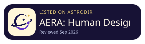 AERA: Human Design & Match is listed on AstroDir