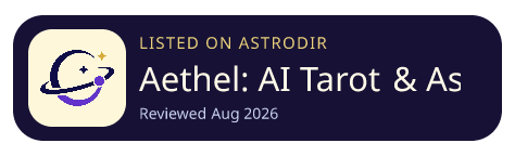 Aethel: AI Tarot & Astrology is listed on AstroDir