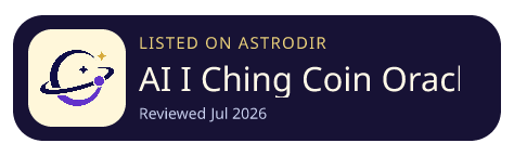 AI I Ching Coin Oracle is listed on AstroDir