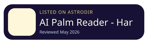 AI Palm Reader - Hand Scanner is listed on AstroDir