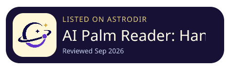 AI Palm Reader: Hand Scan is listed on AstroDir