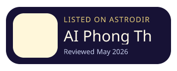 AI Phong Thủy is listed on AstroDir