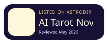 AI Tarot Nova is listed on AstroDir
