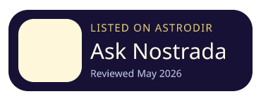 Ask Nostradamus is listed on AstroDir
