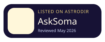 AskSoma is listed on AstroDir