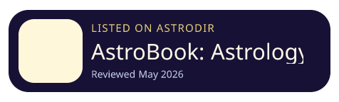 AstroBook: Astrology Insights is listed on AstroDir