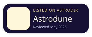 Astrodune is listed on AstroDir