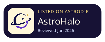 AstroHalo is listed on AstroDir