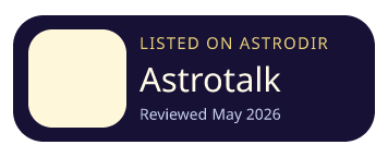 Astrotalk is listed on AstroDir
