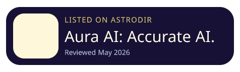 Aura AI: Accurate AI Astrology is listed on AstroDir