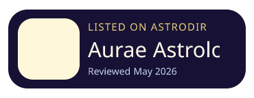 Aurae Astrology is listed on AstroDir