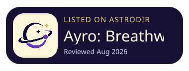 Ayro: Breathwork is listed on AstroDir