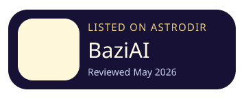 BaziAI is listed on AstroDir