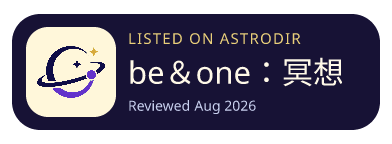 be＆one：冥想和睡眠 is listed on AstroDir