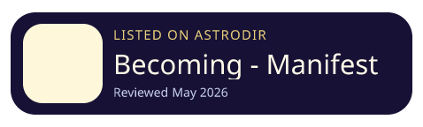 Becoming - Manifestation Audio is listed on AstroDir