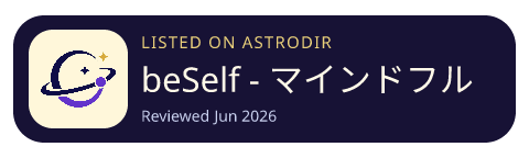 beSelf - マインドフルネス・性格診断・ジャーナリング is listed on AstroDir