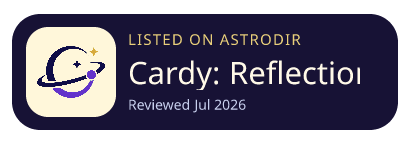 Cardy: Reflections 已收录在 AstroDir