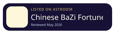 Chinese BaZi Fortune Teller (参天AI算命) is listed on AstroDir