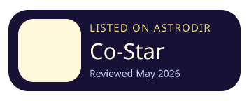 Co-Star is listed on AstroDir
