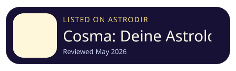 Cosma: Deine Astrologin is listed on AstroDir
