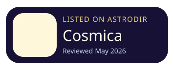 Cosmica is listed on AstroDir