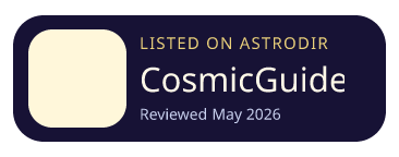 CosmicGuide AI is listed on AstroDir