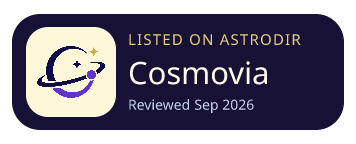 Cosmovia is listed on AstroDir
