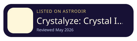 Crystalyze: Crystal Identifier 已收录在 AstroDir