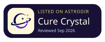 Cure Crystals is listed on AstroDir