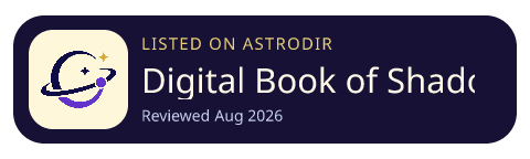 Digital Book of Shadows is listed on AstroDir