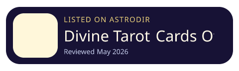 Divine Tarot Cards Official Site is listed on AstroDir