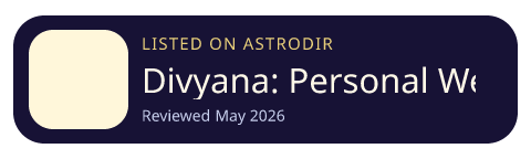 Divyana: Personal Wellness AI is listed on AstroDir