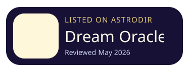 Dream Oracle AI is listed on AstroDir