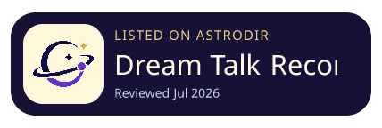 Dream Talk Recorder 已收录在 AstroDir