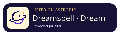 Dreamspell · Dream Reader is listed on AstroDir