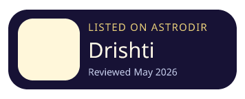 Drishti is listed on AstroDir