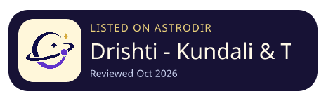 Drishti - Kundali & Tarot is listed on AstroDir