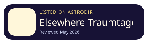 Elsewhere Traumtagebuch is listed on AstroDir