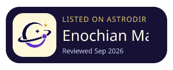 Enochian Magic is listed on AstroDir