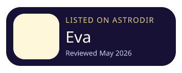 Eva is listed on AstroDir