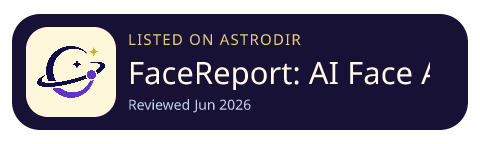 FaceReport: AI Face Analysis is listed on AstroDir