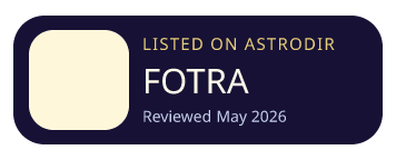 FOTRA is listed on AstroDir