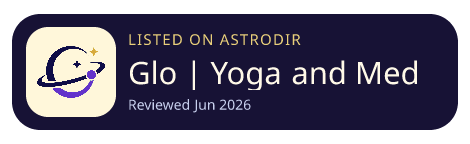 Glo | Yoga and Meditation App is listed on AstroDir