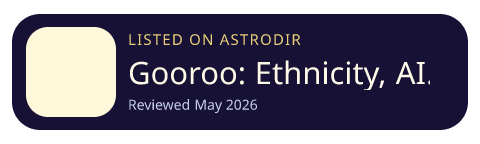 Gooroo: Ethnicity, AI Fortune is listed on AstroDir