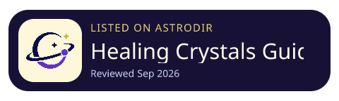 Healing Crystals Guide A-Z is listed on AstroDir