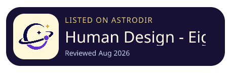 Human Design - Eight 7 is listed on AstroDir