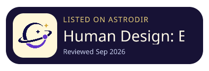 Human Design: Eloya is listed on AstroDir